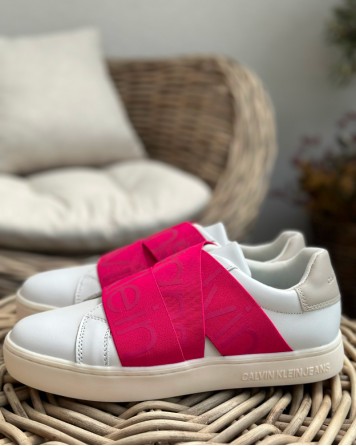 Tenisky dámské Calvin Klein Jeans Classic cupsole elast webbing